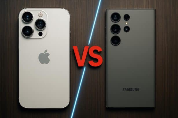 Apple iPhone 17 Pro Max vs Samsung Galaxy S25 Ultra side-by-side comparison