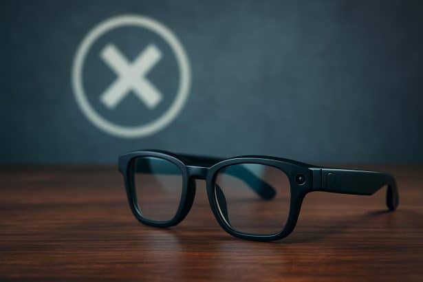 Meta smart glasses beside Meta logo as CTO explains why demos failed