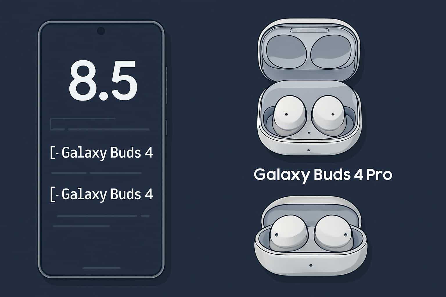 One UI 8.5 code points to Samsung Galaxy Buds 4 and Buds 4 Pro