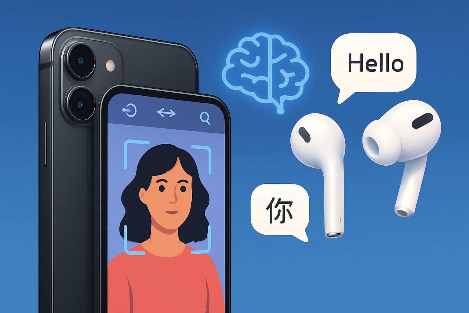 iPhone 17 and AirPods showcasing 2 AI features to test now