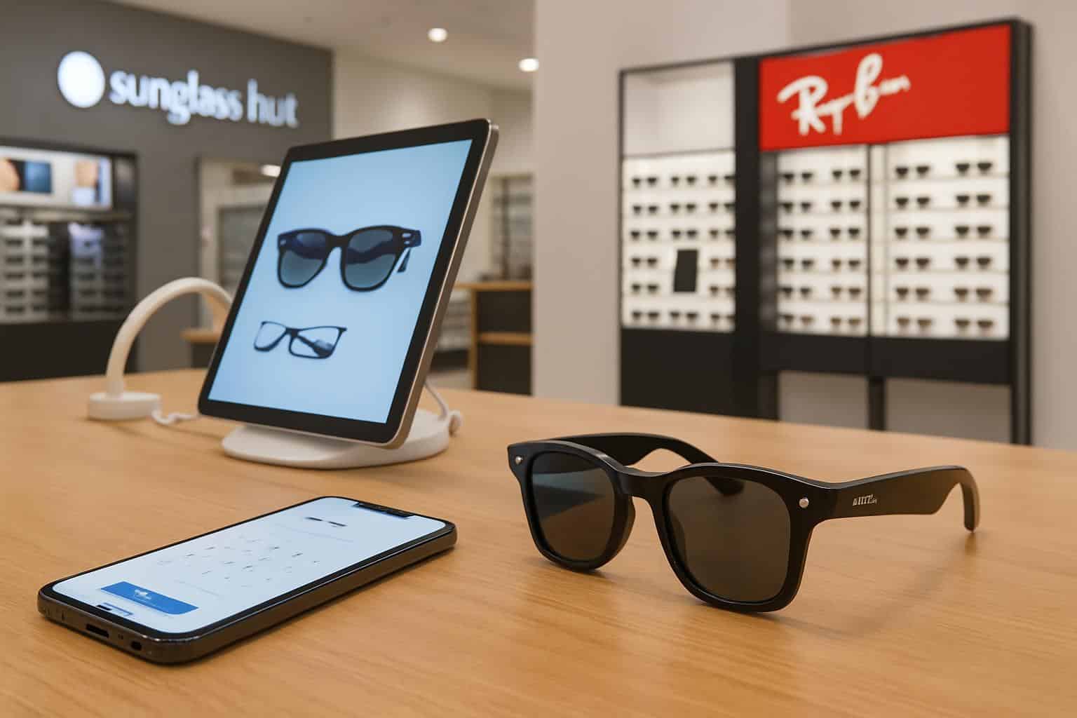 Meta Ray-Ban Display demo booking with smart glasses and sign-up page