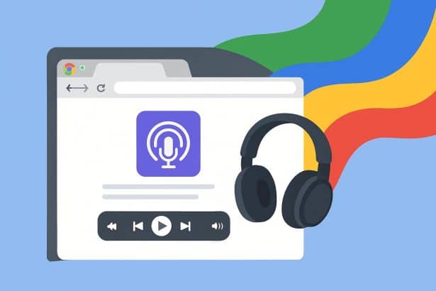 Chrome AI turns a web page into podcast-style audio via text-to-speech in browser