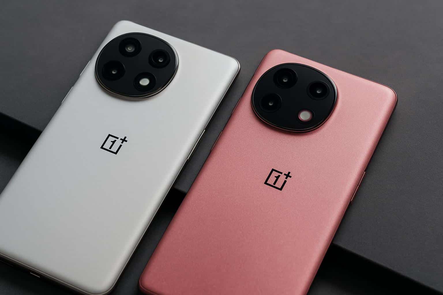 OnePlus 15 (LE2123) Titanium color spotted, showcasing phone design and finish