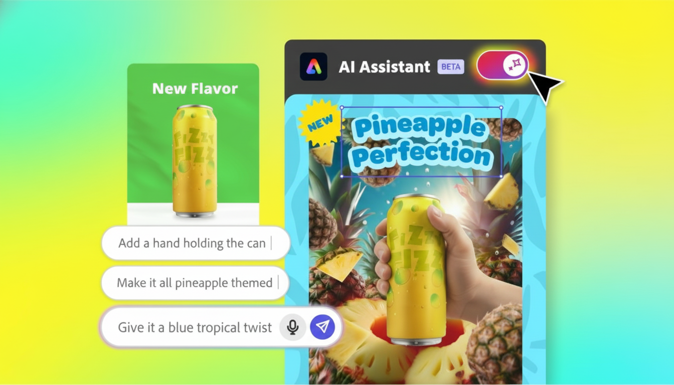 Adobe launches AI assistants for Photoshop and Express, enhancing creative workflows