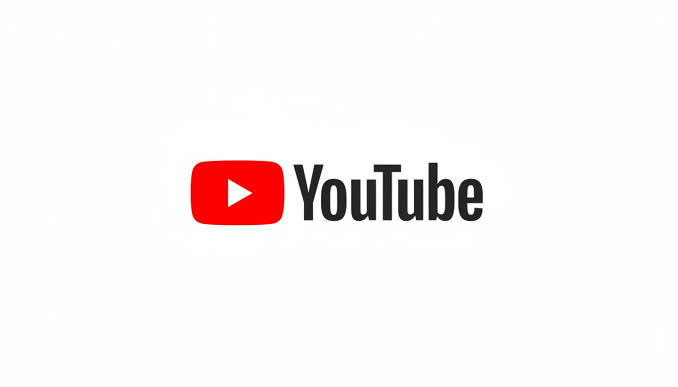 YouTube scam network depicted with logo, connected nodes, and warning symbols