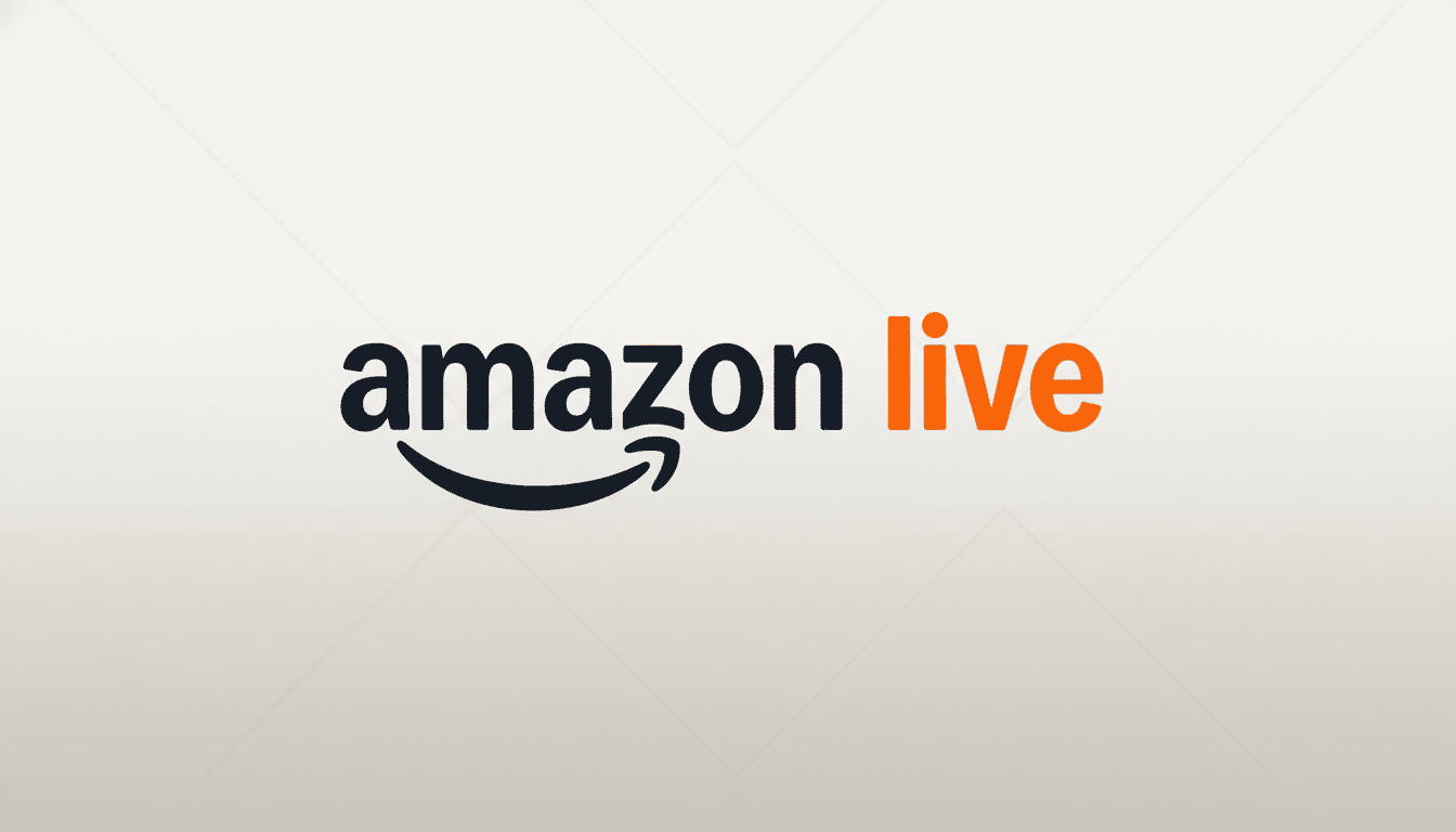 The resized Amazon Live logo, presented on a subtle , professionally enhanced background. Filename :