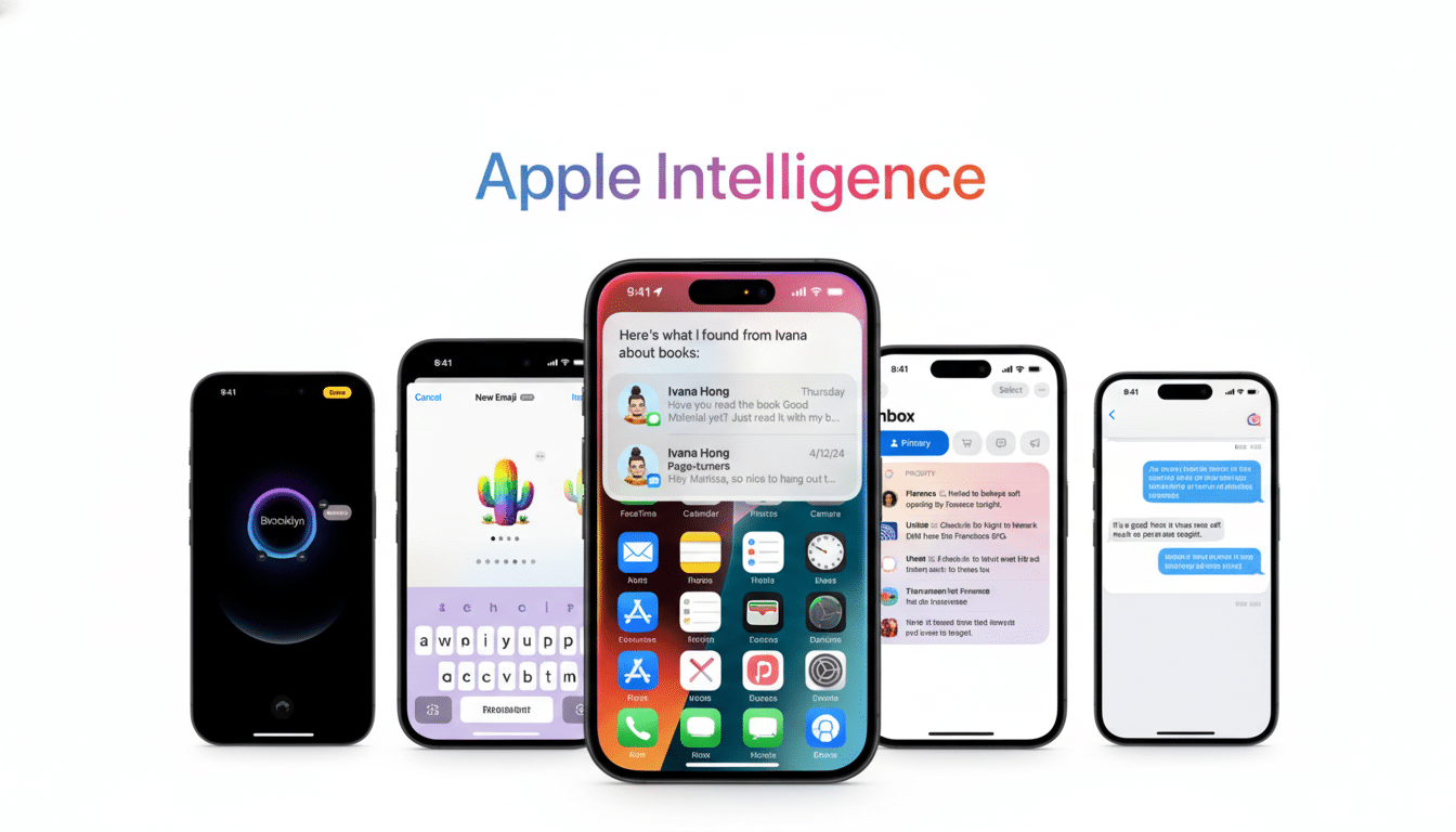 Apple Intelligence on iPhones . Filename : appleintelligence iph ones.png