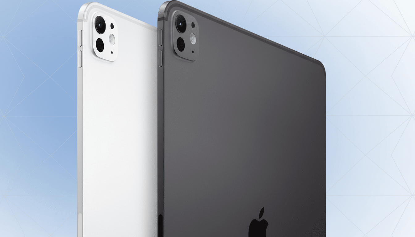 M5 iPad Pro concept highlighting RAM upgrades, camera setup, and ultra-thin design
