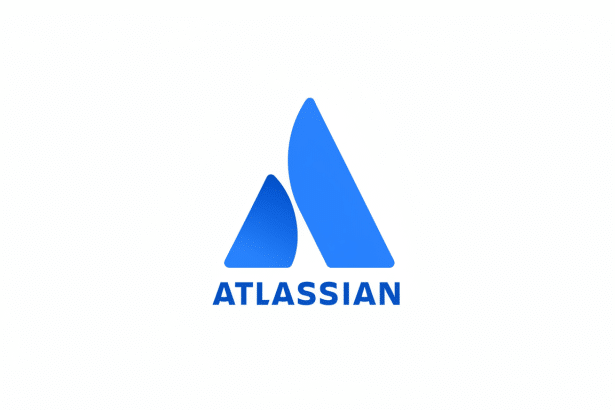 At lassian logo in blue with a white background , resized to 16:9 aspect ratio and enhanced professionally. Filename : atlassian logoprofessional . png