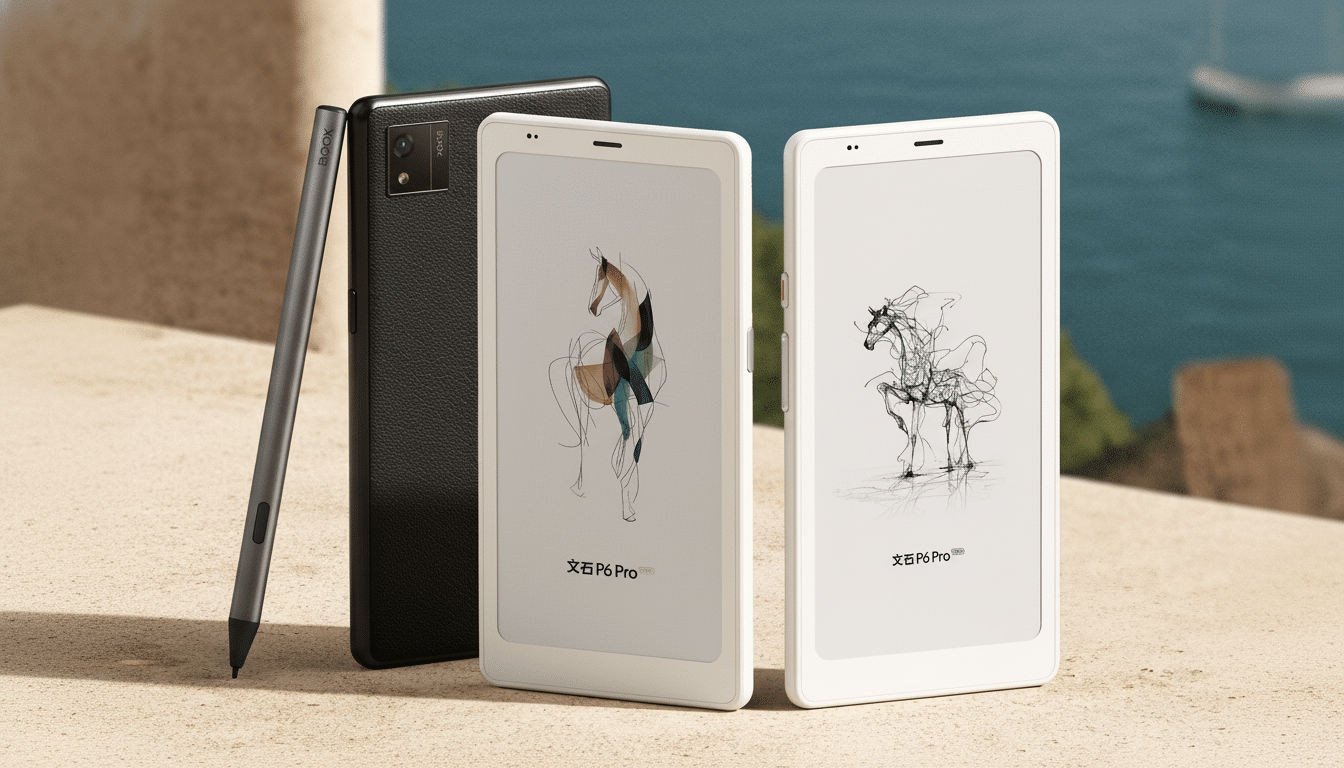 Image for Boox P6 Pro Introduces 5G to Pocket e-readers