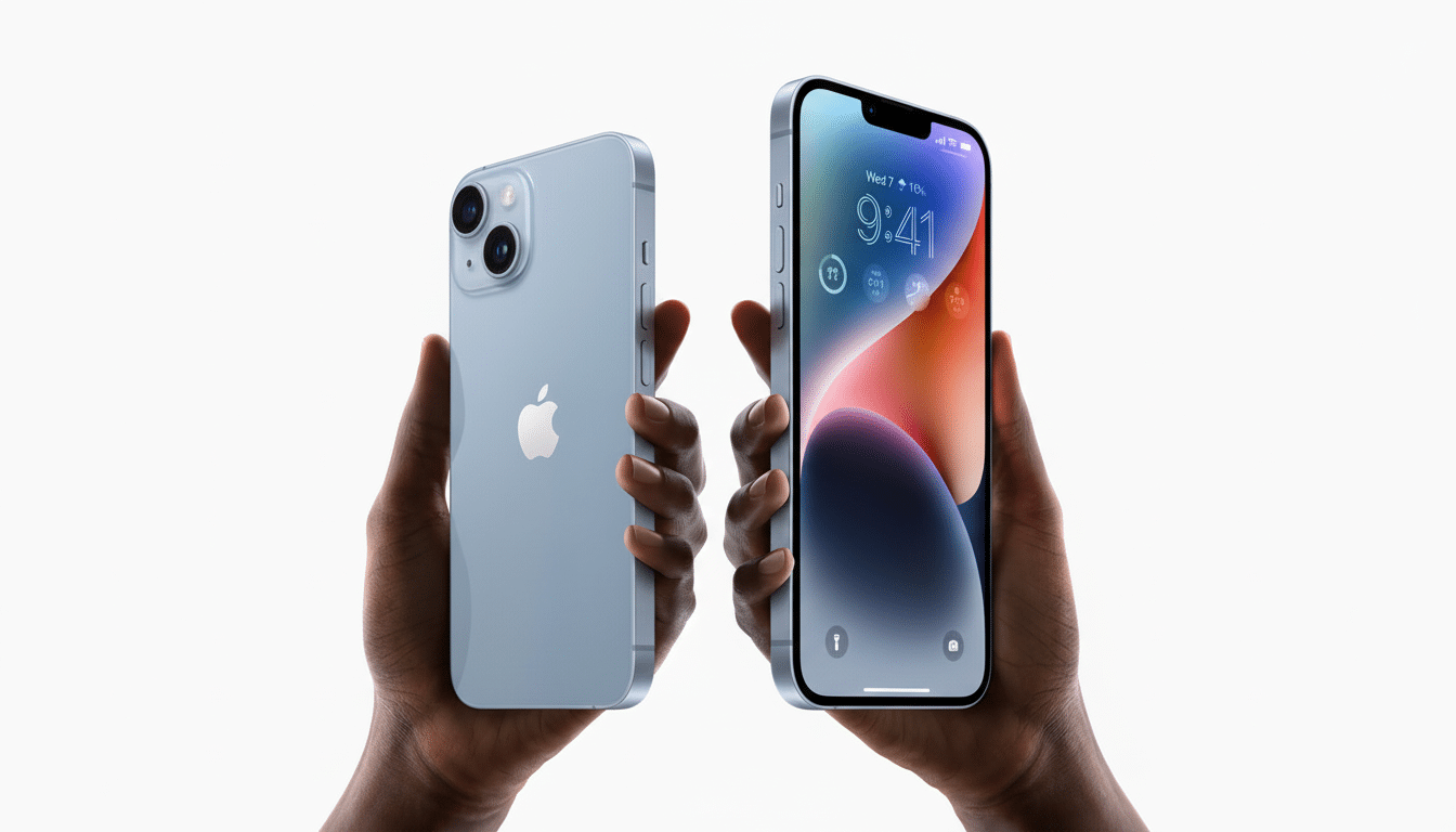 iPhone with iOS update icon highlighting Apple signing status and downgrade option