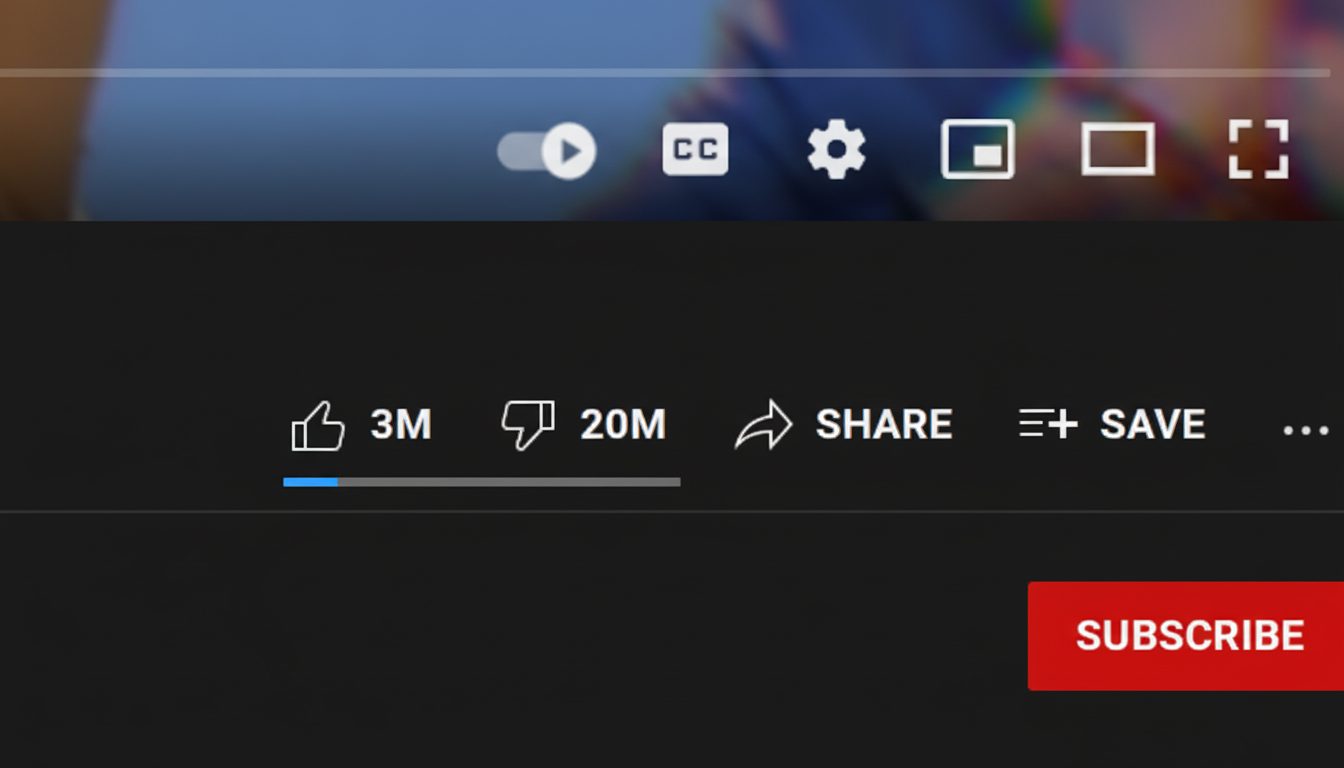 YouTube dislike button and ads icons signal backlash against Return YouTube Dislike