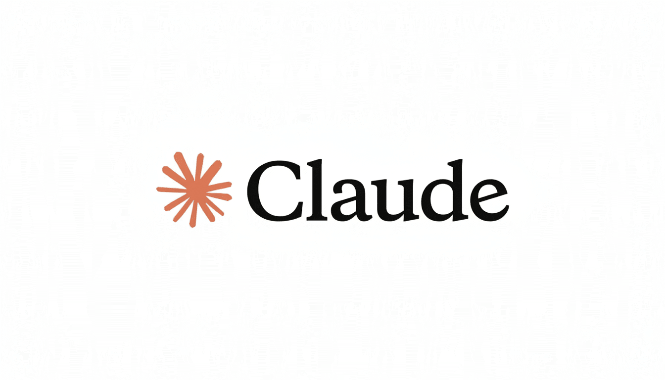 The Claude logo featuring a stylized orange asterisk next to the word Claude in black text, set against a clean white background.