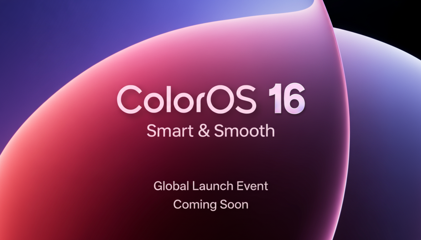 OPPO logo with Android 16 update rollout timeline announcement