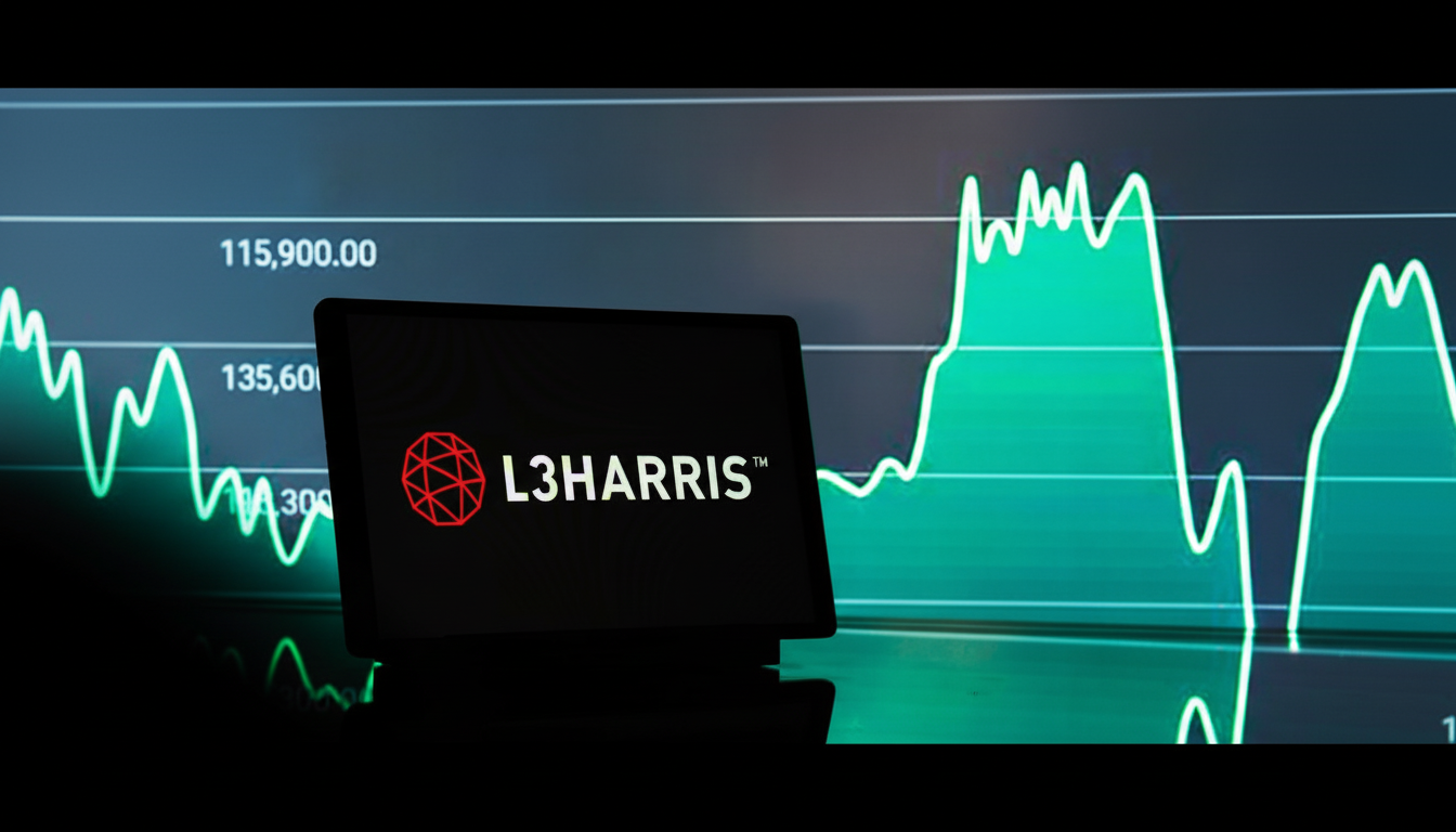 L3Harris logo with cybersecurity graphic for zero-day scheme guilty plea