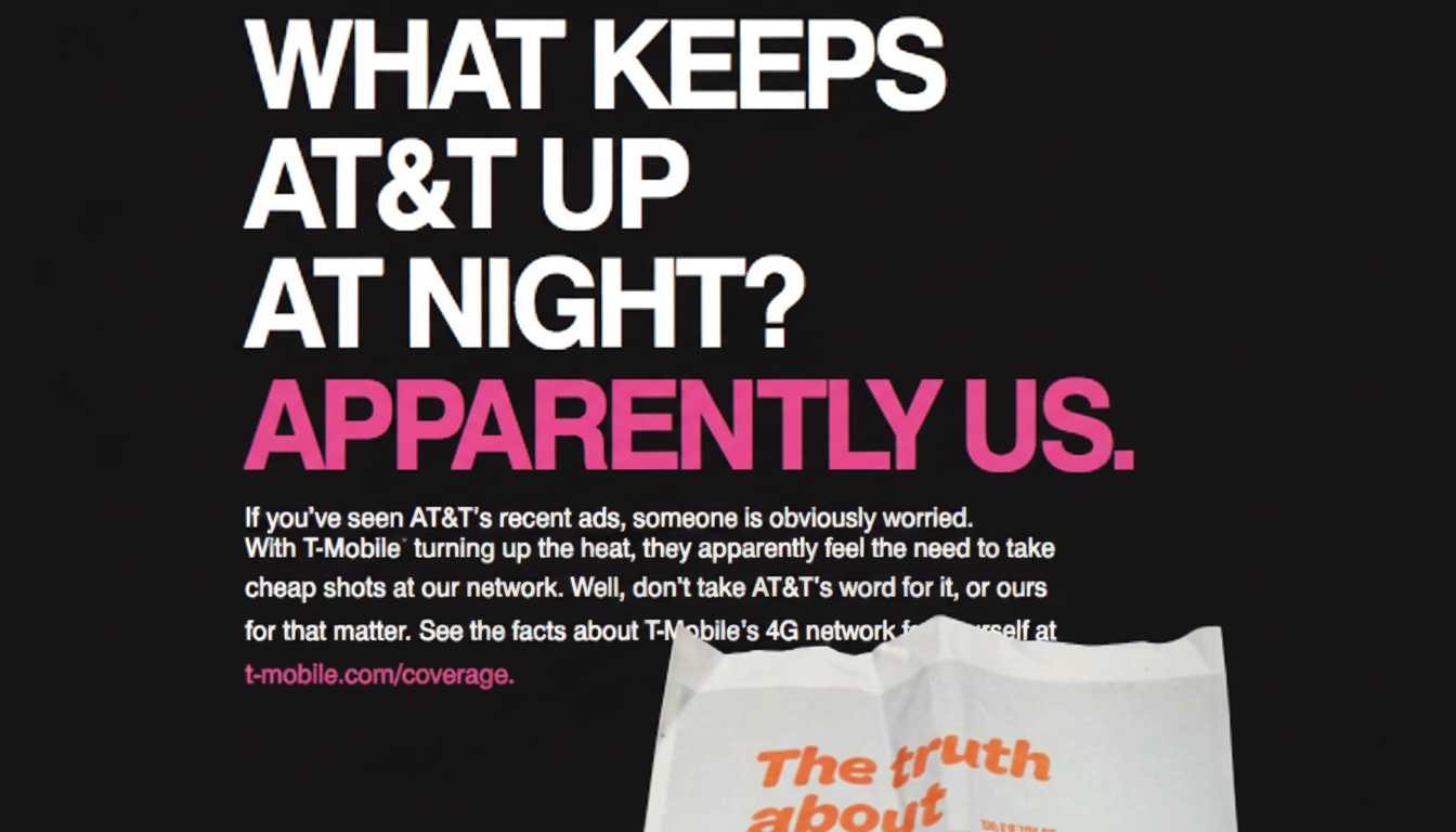 AT&T sues to keep T-Mobile attack ad on air