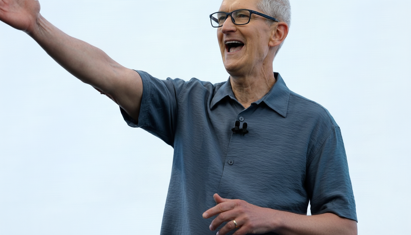 Apple CEO Tim Cook open to AI acquisitions