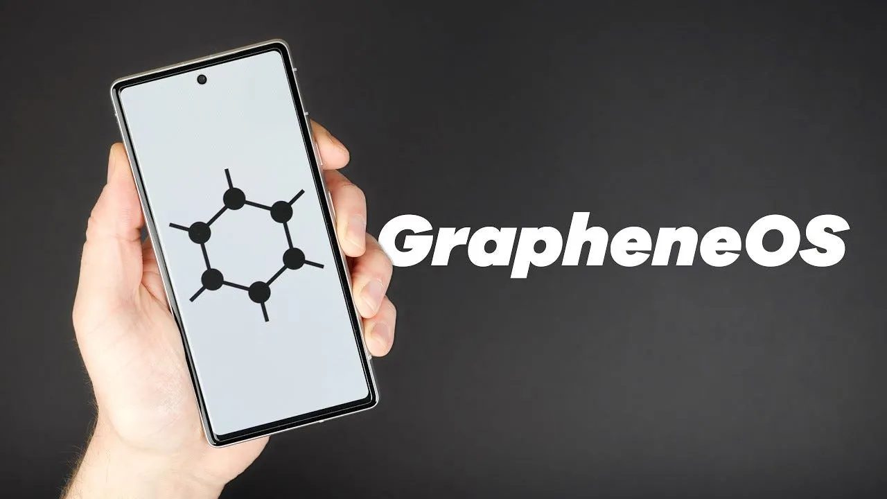 GrapheneOS on Google Pixel smartphone highlighting privacy and security enhancements