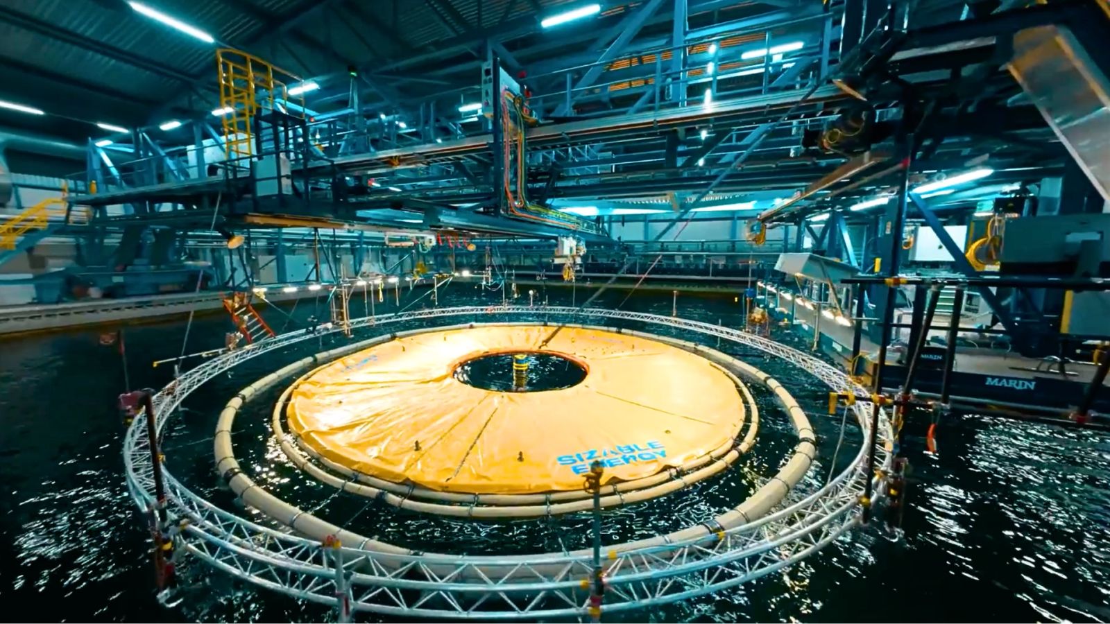 Offshore dense brine pumped hydro energy storage system at sea