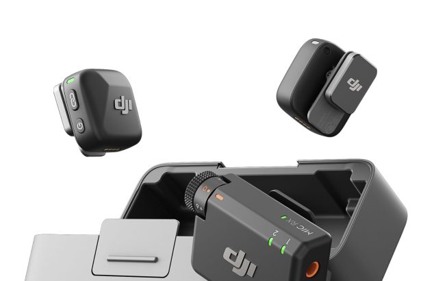 DJI Mic Mini wireless microphone kit and charging case, 34% off for creators