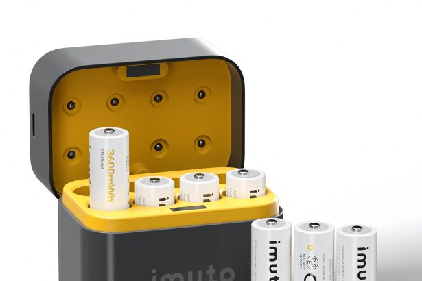 Rechargeable battery bundle featuring AA/AAA batteries and a charger