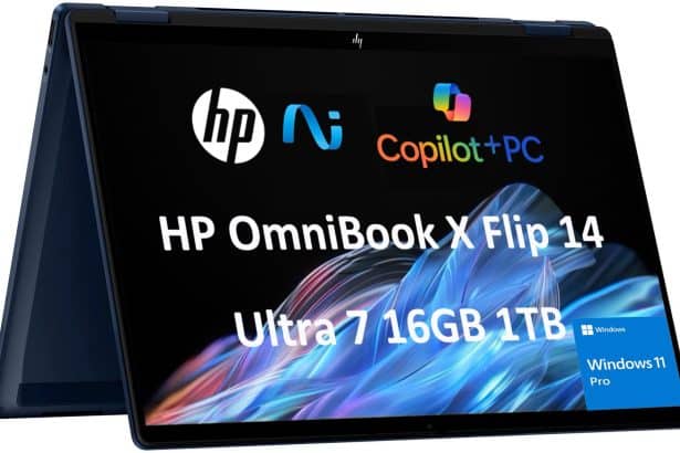 2-in-1 convertible laptop with touchscreen and stylus for power users