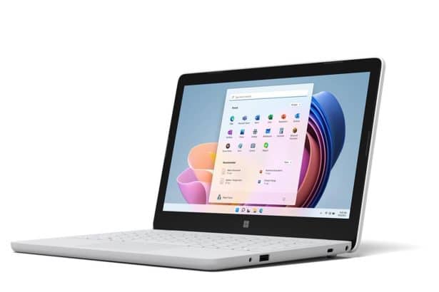 Microsoft Surface Laptop SE budget notebook for schools, running Windows 11 SE