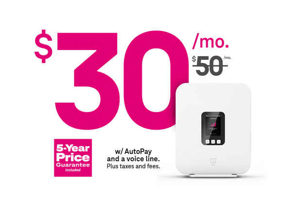 5G Home Internet discount benefits and savings for home broadband plans