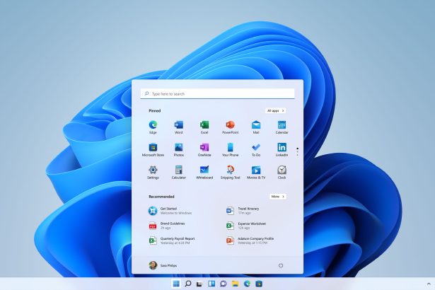 Windows 11 logo on PC motherboard with CPU, TPM 2.0 chip and Secure Boot icon
