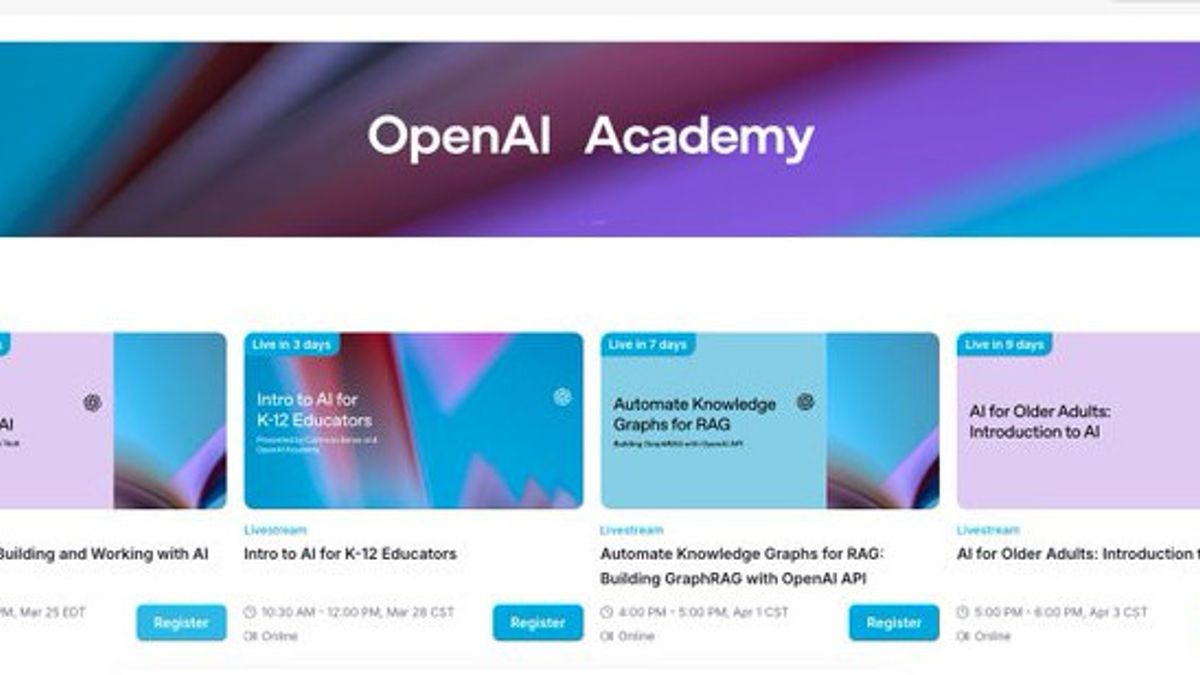 OpenAI logo with abstract AI network illustrating new projects and tools