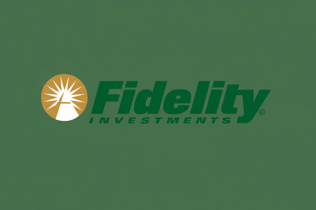 The Fidelity Investments logo on a dark green background .