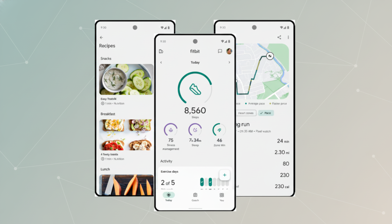 Google Fitbit AI personal health coach on smartwatch showing tailored wellness insights