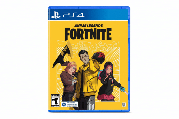 Fortnite Anime Legends PS4 game case in 1 6:9 aspect ratio. Filename : fortnite animelegends ps4case .png