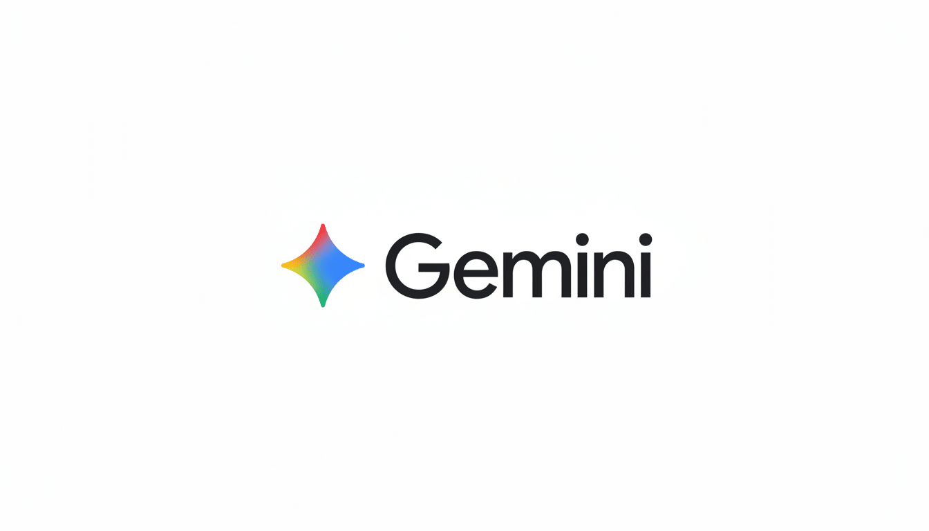 The Gemini logo, featuring a colorful four- pointed star to the left of the word Gemini in a sans -serif font, presented on a white background with a