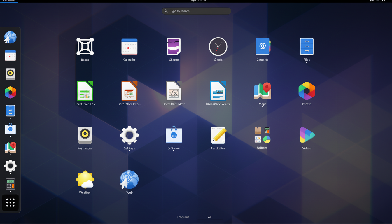 GNOME Search settings to tune providers and locations for faster results