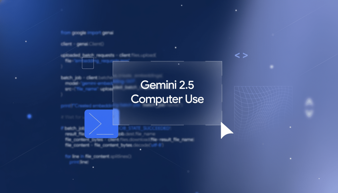 Gemini Computer Use automating tasks across real websites in a multi-tab browser