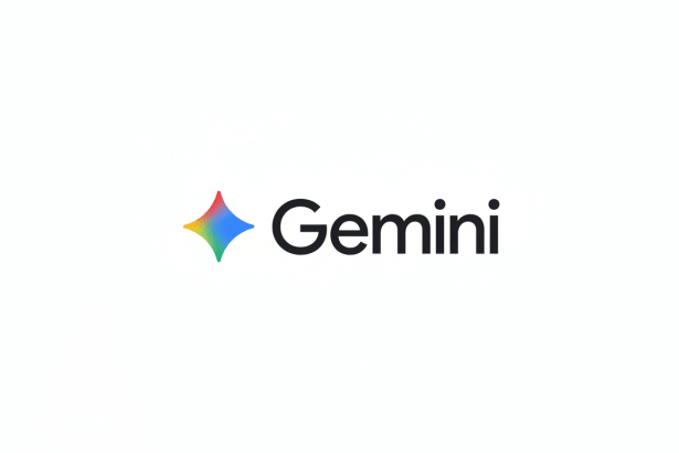 The Gemini logo, featuring a colorful, star-shaped icon to the left of the word Gemini in black text, set against a clean white background, now presen