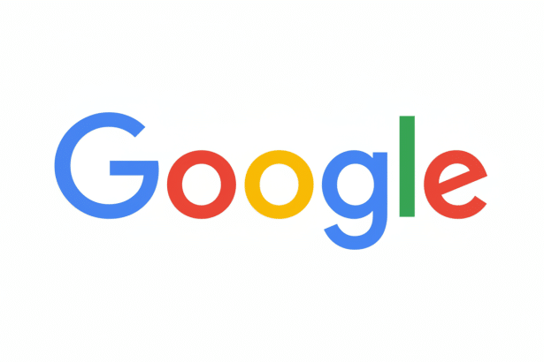 alt text= The Google logo with its characteristic blue , red , yellow, and green letters on a whi