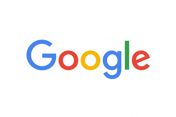 lt Text : The Google logo with its distinctive multicolored lettering , presented on a white backgro