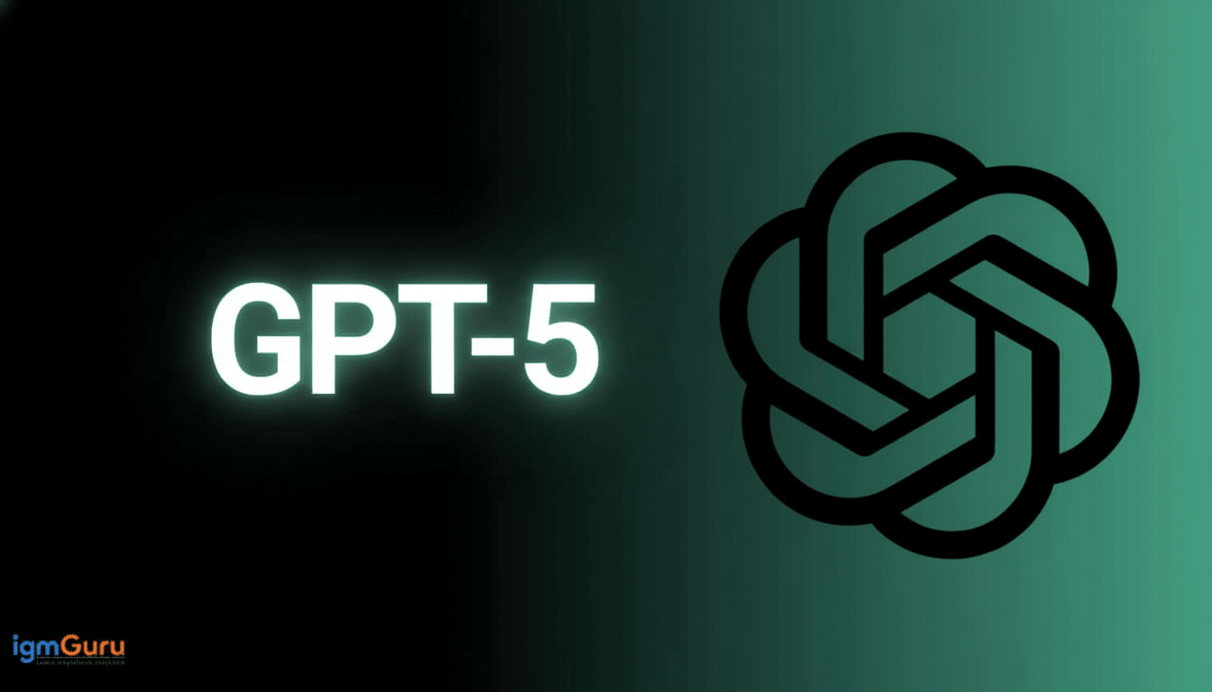 GPT -5 text next to an OpenAI logo.