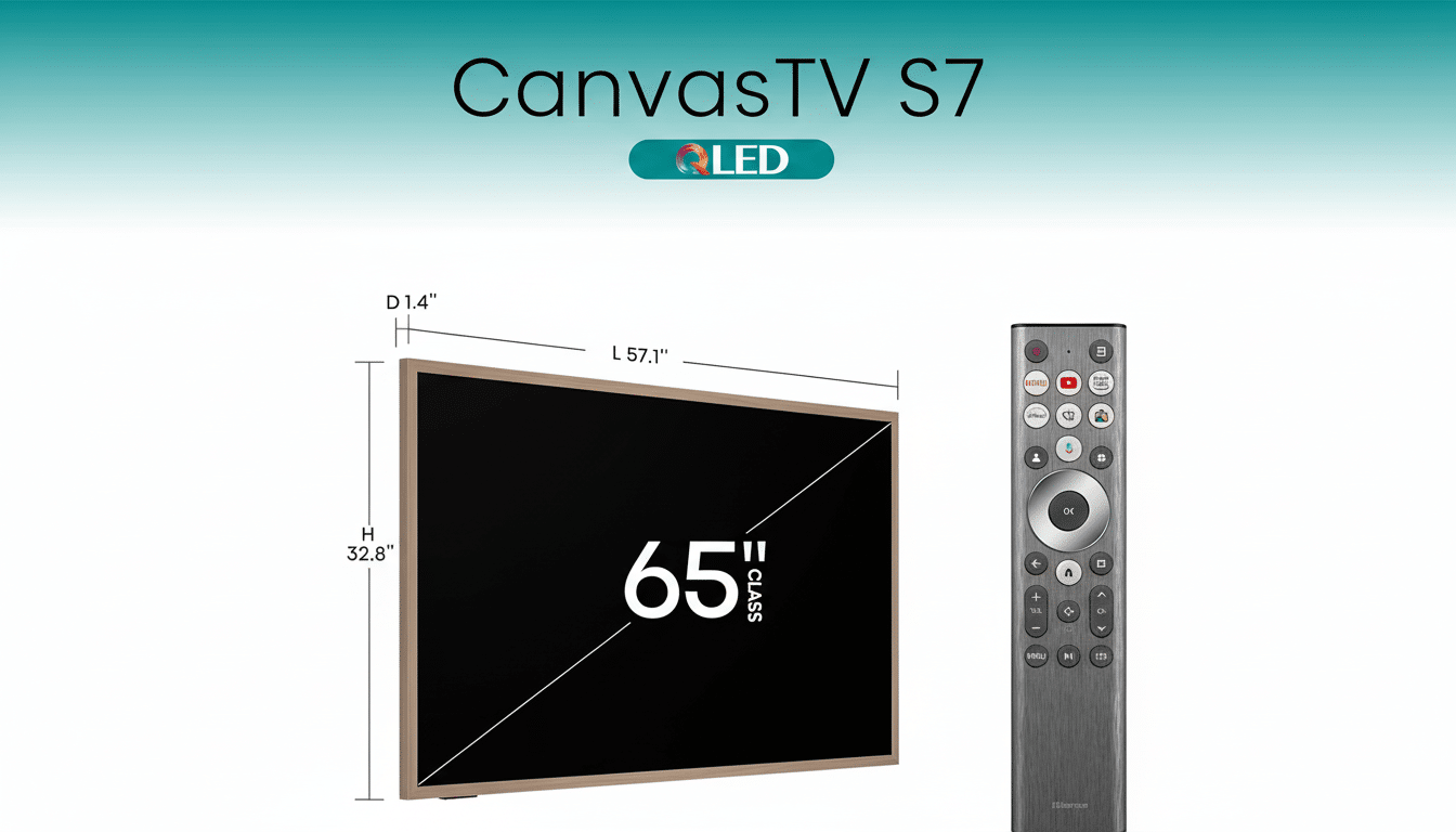 Image for Hisense Canvas TV 55-inch is 5 off at Amazon