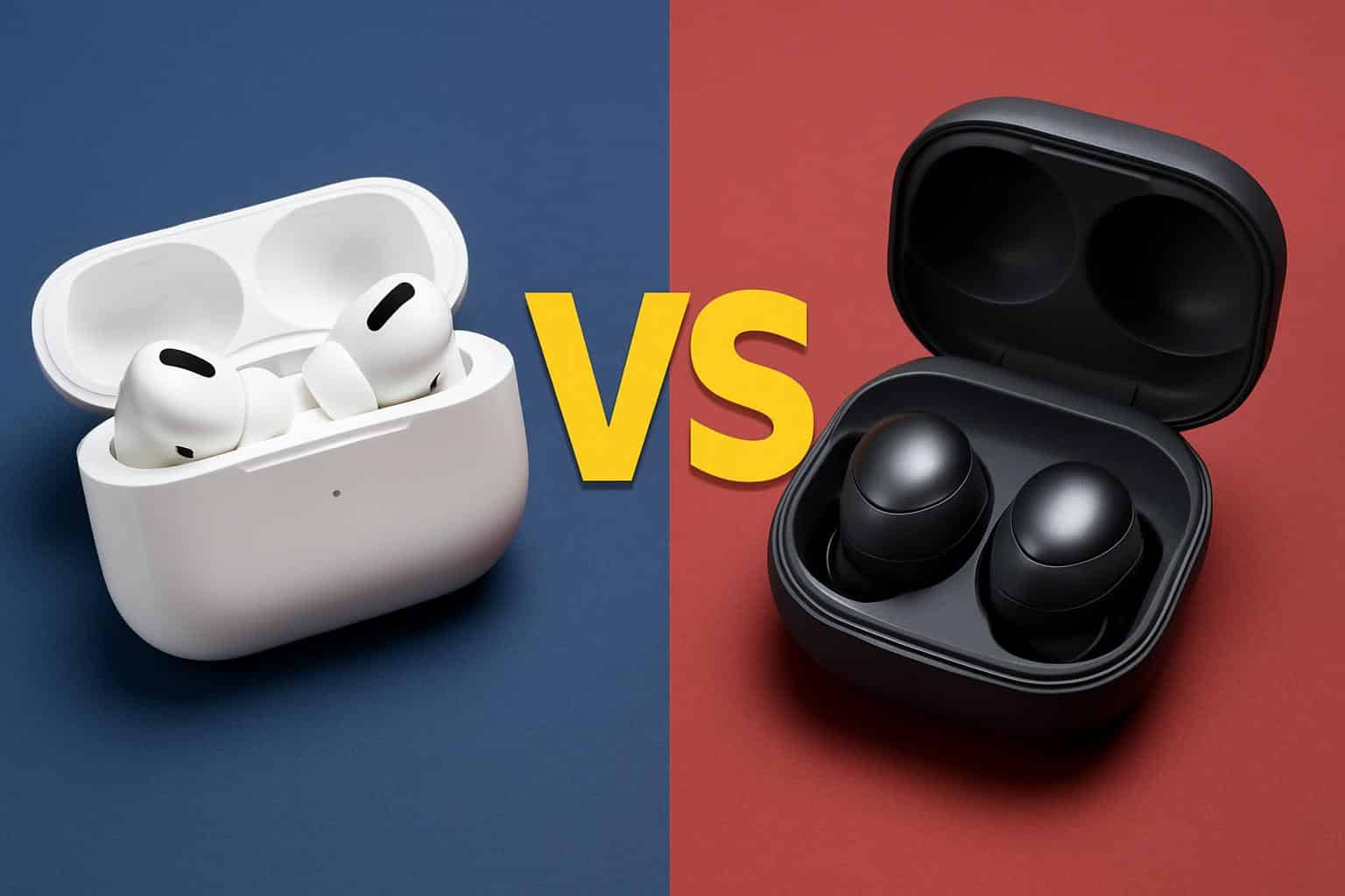 AirPods Pro 3 vs Galaxy Buds 3 Pro wireless earbuds side-by-side, winner revealed