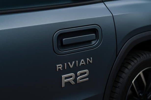Rivian R2 door handles with safety upgrade