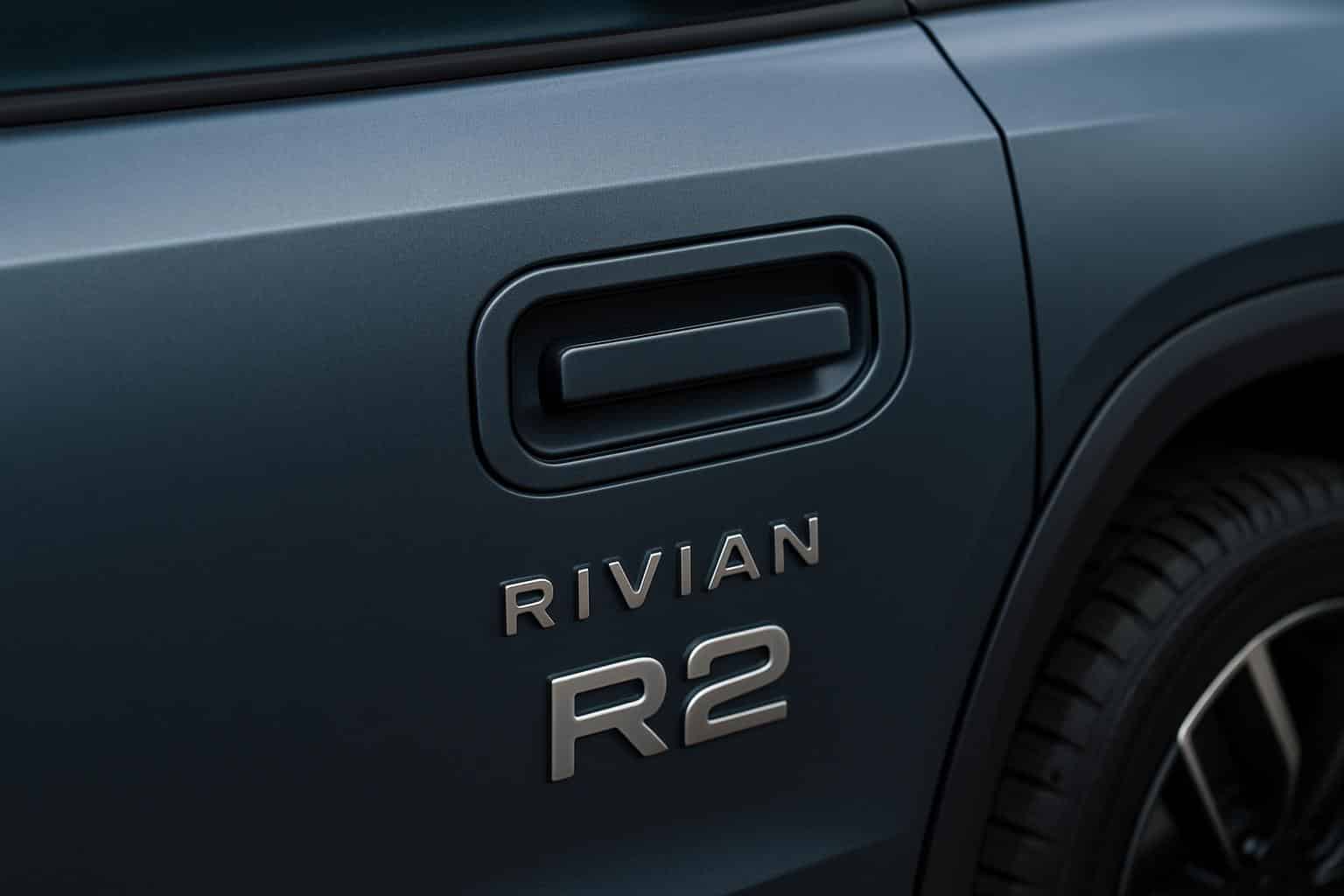 Rivian R2 door handles with safety upgrade