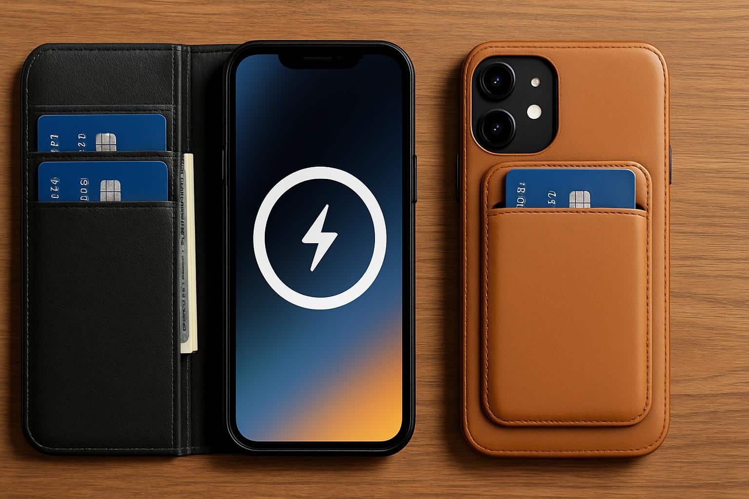 Wallet phone cases for iPhone 17 and iPhone Air with card slots and MagSafe folio design