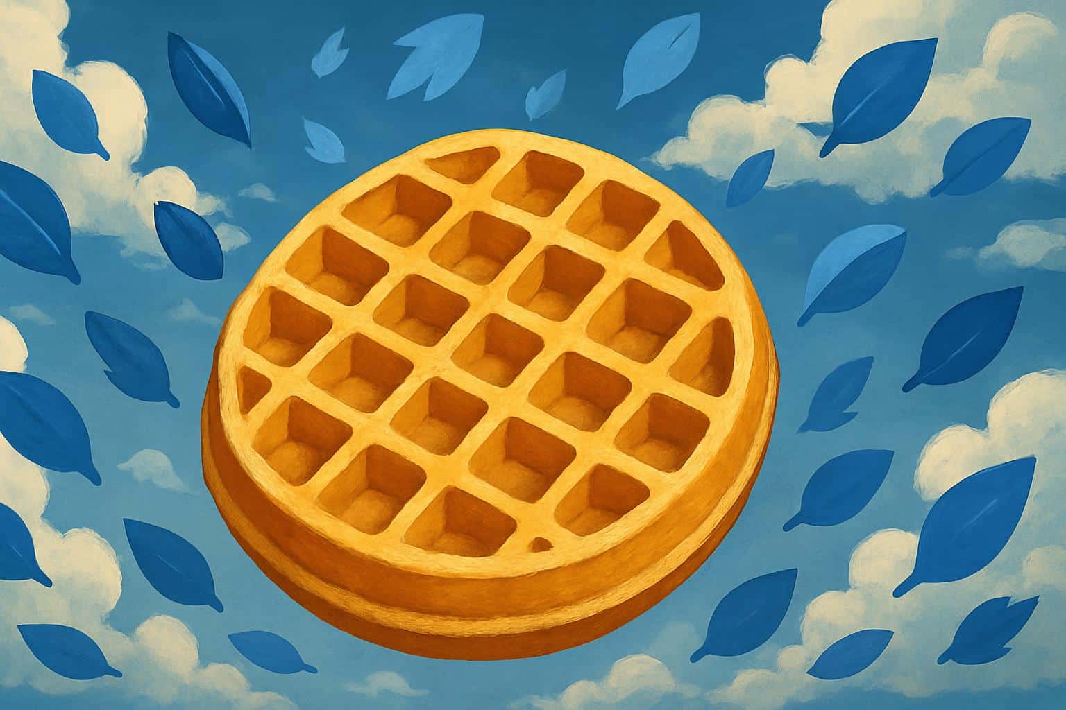 Waffle meme devours Bluesky moderation discussion
