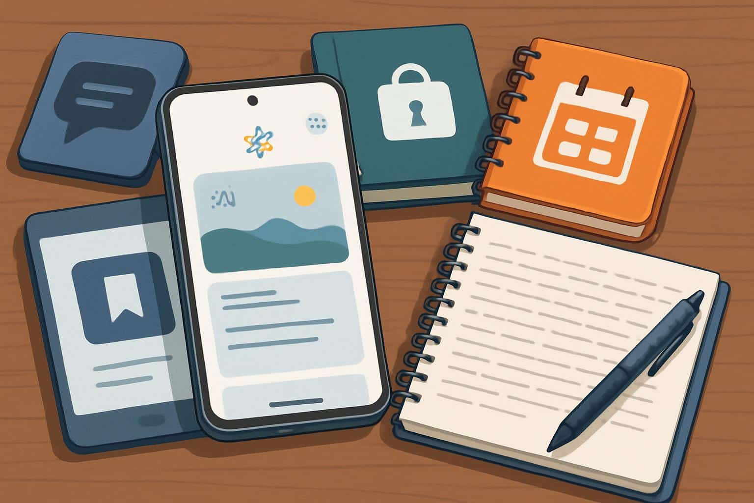 Best journaling app alternatives on phone screen to replace Pixel Journal