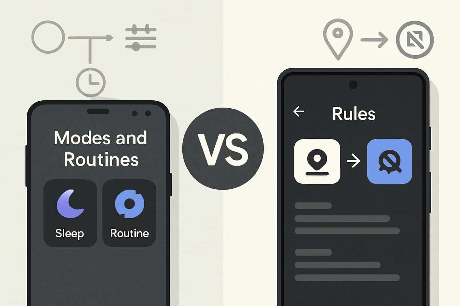 Pixel Rules vs Samsung Routines: Android automation features compared