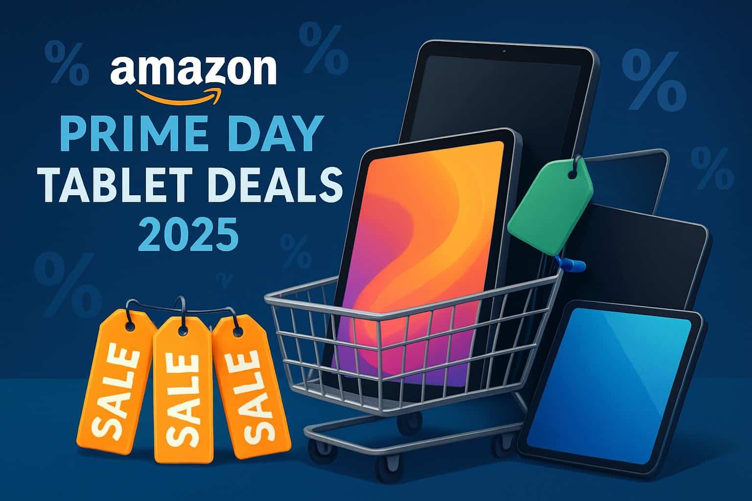 Best Amazon Prime Day tablet deals: discounted tablets with Prime logo and sale tags