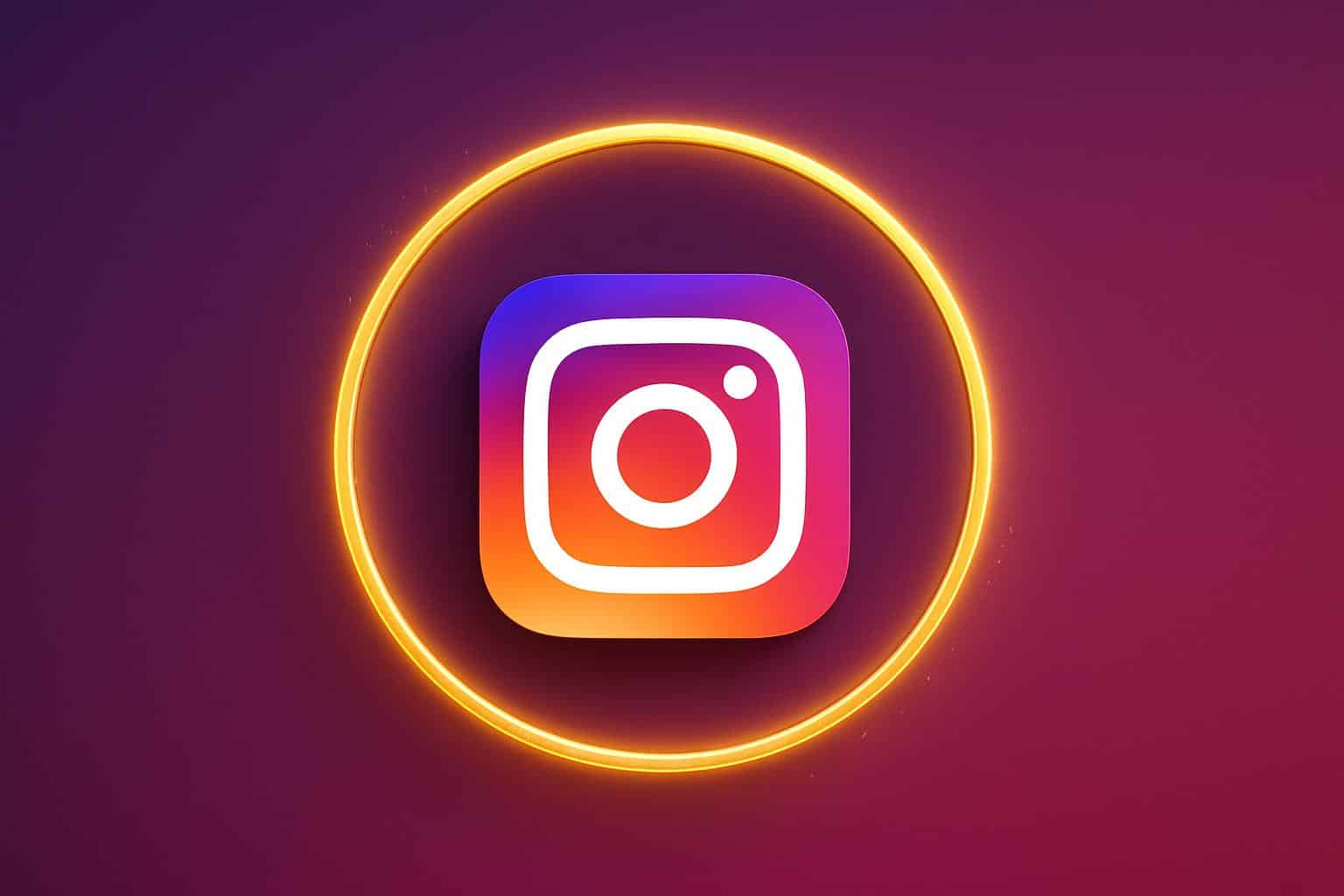 Golden Instagram Ring around a profile picture on Instagram app